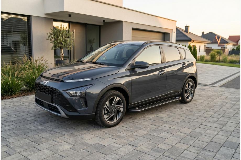 Hyundai Bayon 2021- Trittbretter Allmond Black (2 Stk., Aluminium) Image