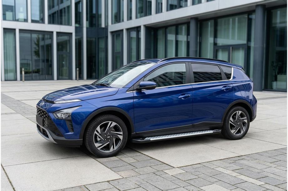 Hyundai Bayon 2021- Trittbretter Allmond Grey (2 Stk., Aluminium) Image