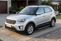 Hyundai Creta 2014-2020 Seitenschweller Bosphore Grey (2 Stk., Aluminium) Foto 1