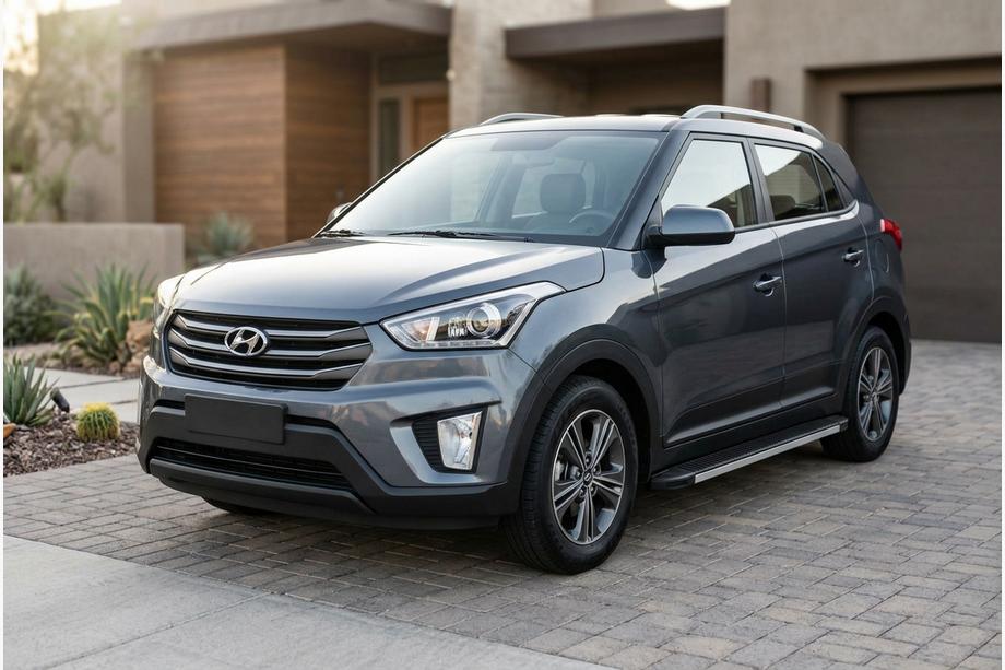 Hyundai Creta 2014-2020 Seitenschweller Maya V1 (2 Stk., Aluminium) Image
