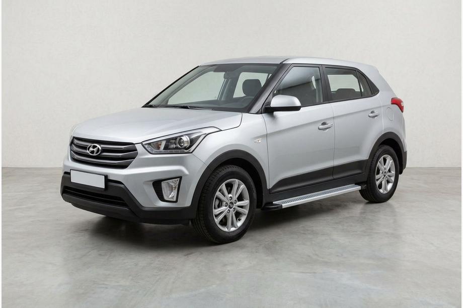 Hyundai Creta 2014-2020 Seitenschweller Maya V2 (2 Stk., Aluminium) Image