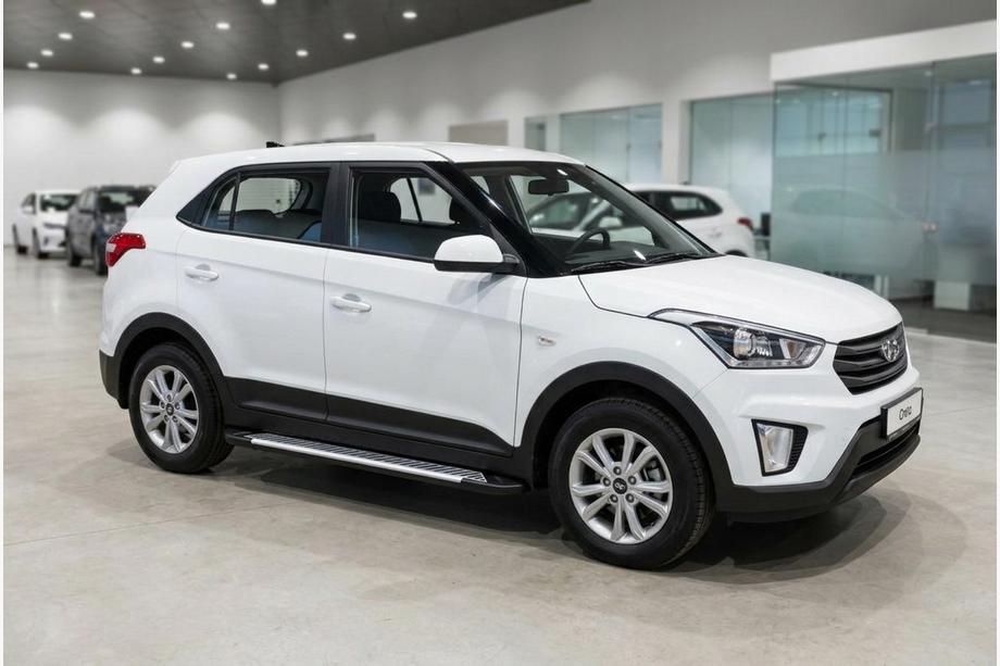 Hyundai Creta 2014-2020 Seitenschweller Line (2 Stk., Aluminium) Image