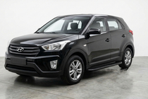 Hyundai Creta 2014-2020 Seitenschweller Tayga Black (2 Stk., Aluminium) Foto 1