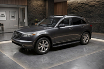 Infiniti FX 2003-2008 Seitenschweller Bosphore Black (2 Stk., Aluminium) Foto 1
