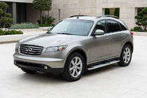 Infiniti FX 2003-2008 Seitenschweller Mevsim Grey (2 Stk., Aluminium) Foto 1