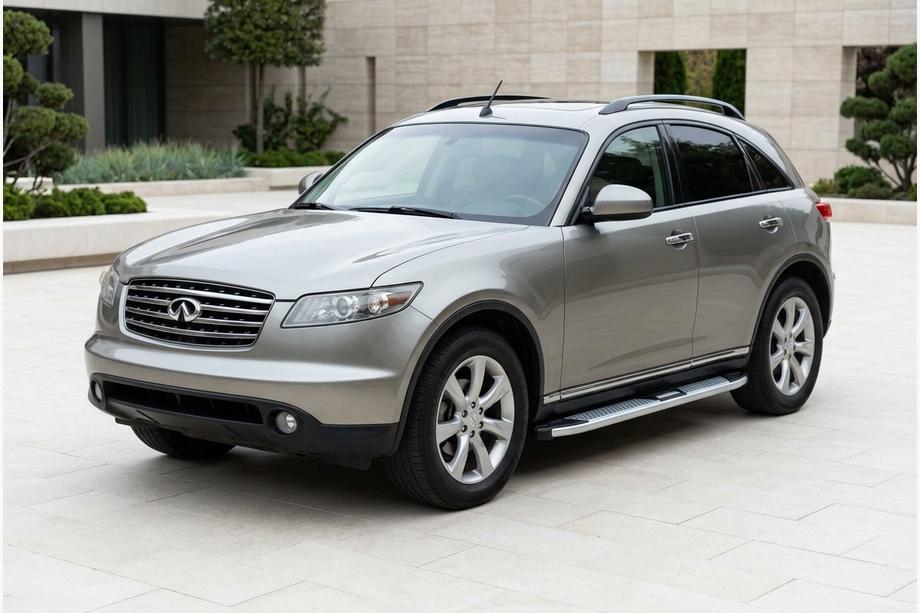 Infiniti FX 2003-2008 Seitenschweller Mevsim Grey (2 Stk., Aluminium) Image