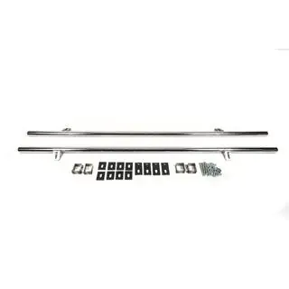 Seitliche Rohre 42 mm (2 Stk, Edelstahl) BMW X3 E83 2003-2010 Foto 4