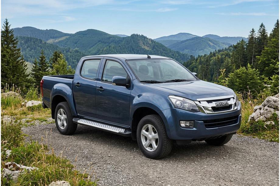 Isuzu D-Max 2011-2019 Trittbretter Allmond Grey (2 Stk., Aluminium) Image