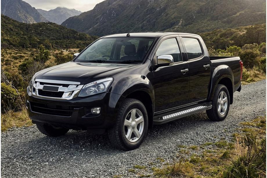 Isuzu D-Max 2011-2019 Seitenschweller Vision New Black (2 Stk., Aluminium) Image
