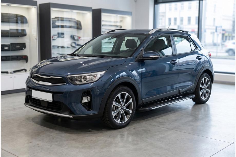 Kia Stonic 2017- Trittbretter Bosphorus Grey (2 Stk., Aluminium) Image