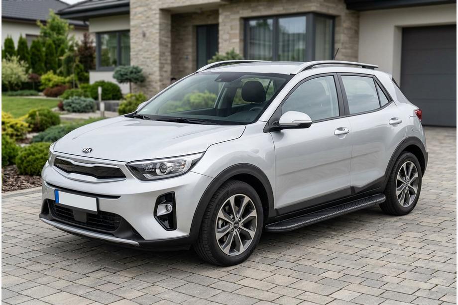 Kia Stonic 2017- Seitenschweller Bosphorus Black (2 Stk., Aluminium) Image