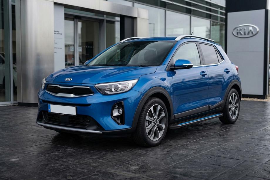 Kia Stonic 2017- Seitenschweller Maya Blue (2 Stk., Aluminium) Image