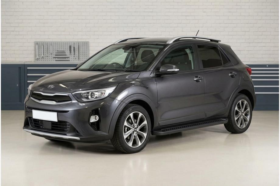 Kia Stonic 2017- Trittbretter Allmond Black (2 Stk., Aluminium) Image