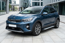Kia Stonic 2017- Trittbretter Allmond Grey (2 Stk., Aluminium) Foto 1