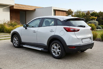 Mazda CX-3 2015- Seitenschweller Vision New Grey (2 Stk., Aluminium) Foto 1