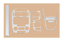 Kia Cerato 1 2004-2009 Armaturenbrett Abdeckungen 2006-2009 Aluminium, Klimaanlage Foto 2