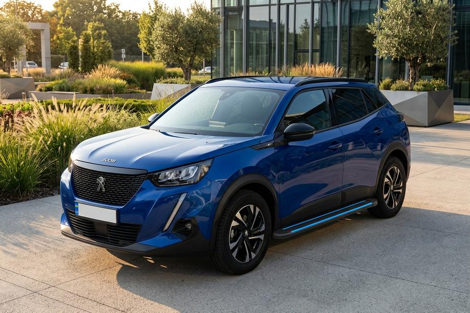 Peugeot 2008 2019- Seitenschweller Maya Blue (2 Stk., Aluminium) Image
