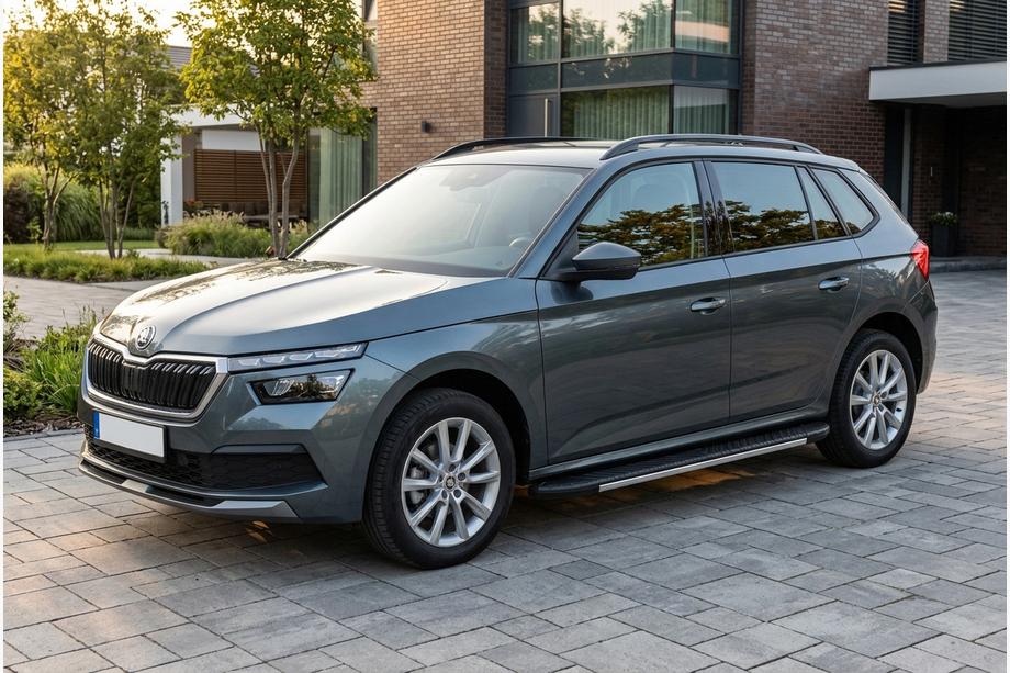 Skoda Kamiq 2019- Seitenschweller Bosphore Grey (2 Stk., Aluminium) Image