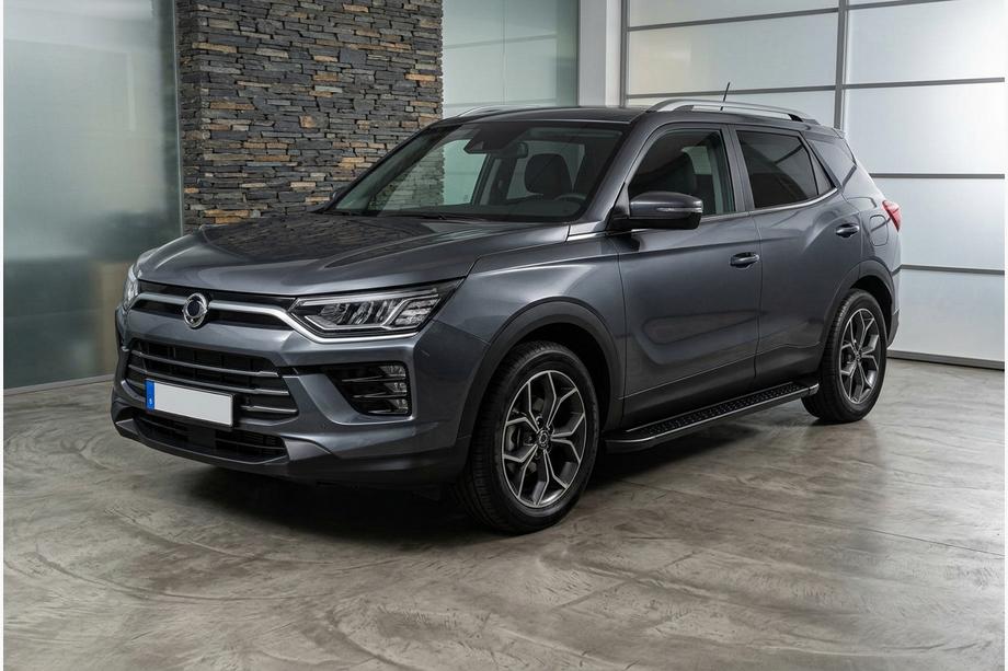 SsangYong Korando 2019- Trittbretter Allmond Black (2 Stk., Aluminium) Image