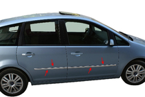 Ford Focus II 2005-2008 Türleisten Edelstahl (4 Stk) OmsaLine - Italienischer Edelstahl Foto 3