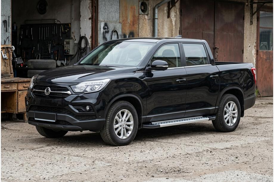SsangYong Musso II 2018– Seitenschweller Vision New Grey (2 Stk., Aluminium) Image