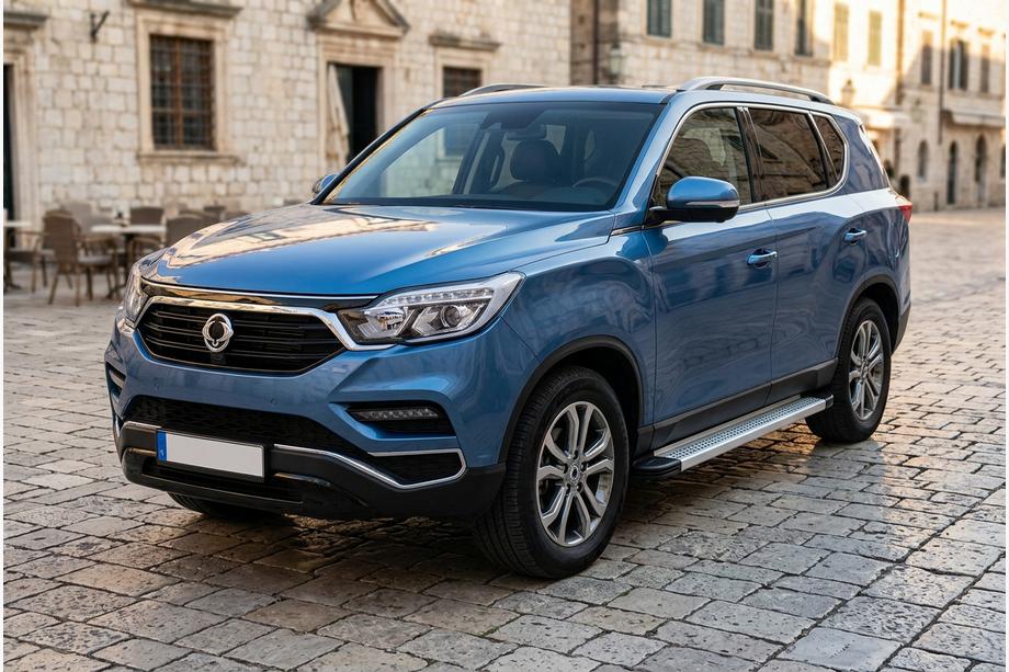 SsangYong Rexton II 2017- Seitenschweller Maya V2 (2 Stk., Aluminium) Image