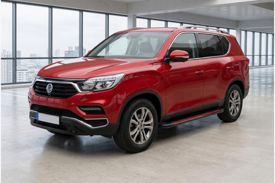 SsangYong Rexton II 2017- Seitenschweller Maya Red (2 Stk., Aluminium) Image