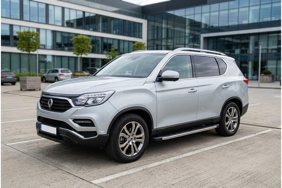 SsangYong Rexton II 2017- Seitenschweller BlackLine (2 Stk., Aluminium) Image