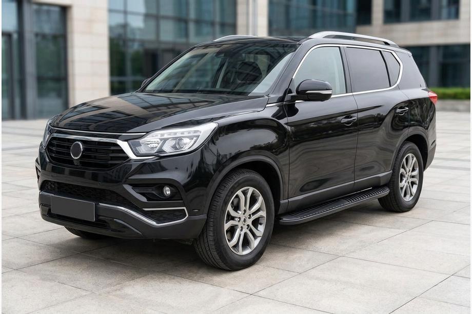 SsangYong Rexton II 2017- Seitenschweller Tayga Black (2 Stk., Aluminium) Image