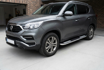 SsangYong Rexton II 2017- Seitenschweller Tayga V2 (2 Stk., Aluminium) Foto 1