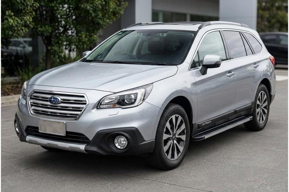 Subaru Outback 2014-2019 Seitenschweller Maya V1 (2 Stk., Aluminium) Image
