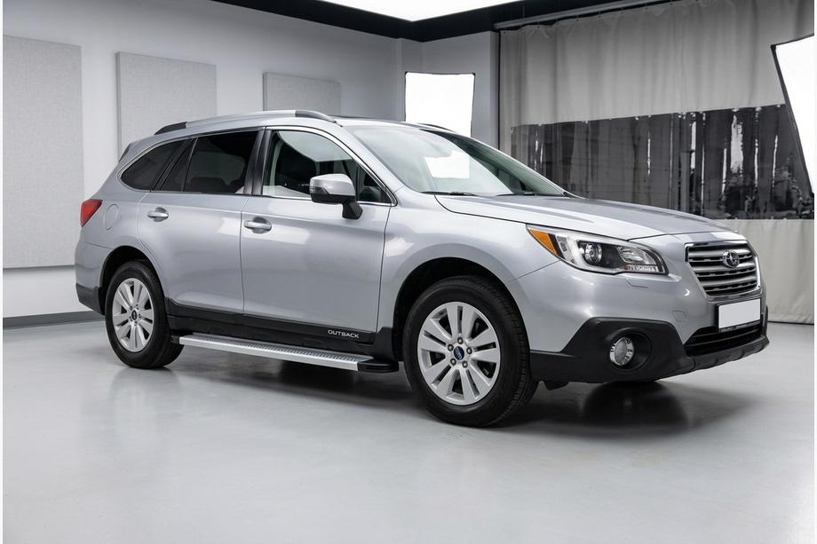 Subaru Outback 2014-2019 Seitenschweller Maya V2 (2 Stk., Aluminium) Image