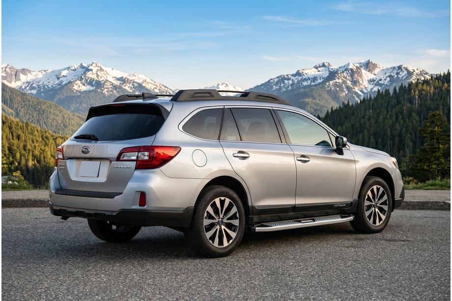 Subaru Outback 2014-2019 Seitenschweller Mevsim Grey (2 Stk., Aluminium) Image