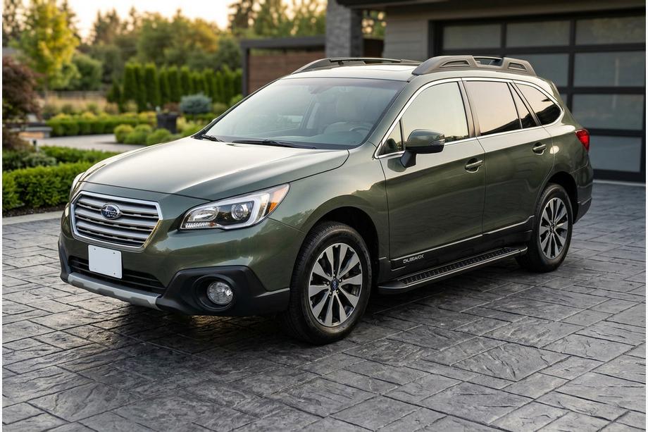 Subaru Outback 2014-2019 Trittbretter Allmond Black (2 Stk., Aluminium) Image