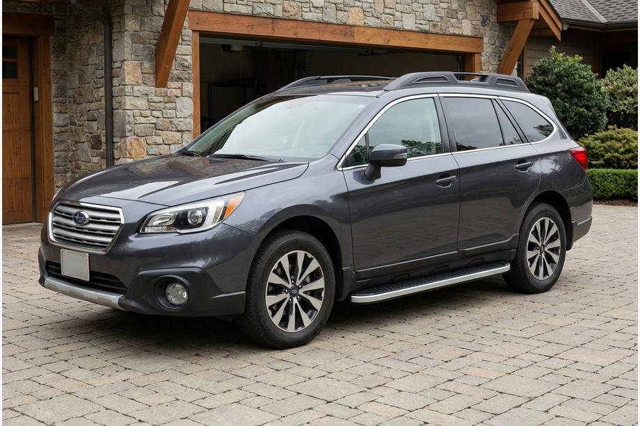 Subaru Outback 2014-2019 Seitenschweller Tayga Grey (2 Stk., Aluminium) Image