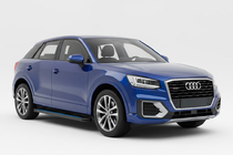 Audi Q2 2016- Seitenschweller Maya Blue (2 Stk., Aluminium) Foto 1