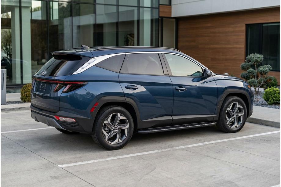 Hyundai Tucson NX4 2021- Seitenschweller Bosphore Black (2 Stk., Aluminium) Image