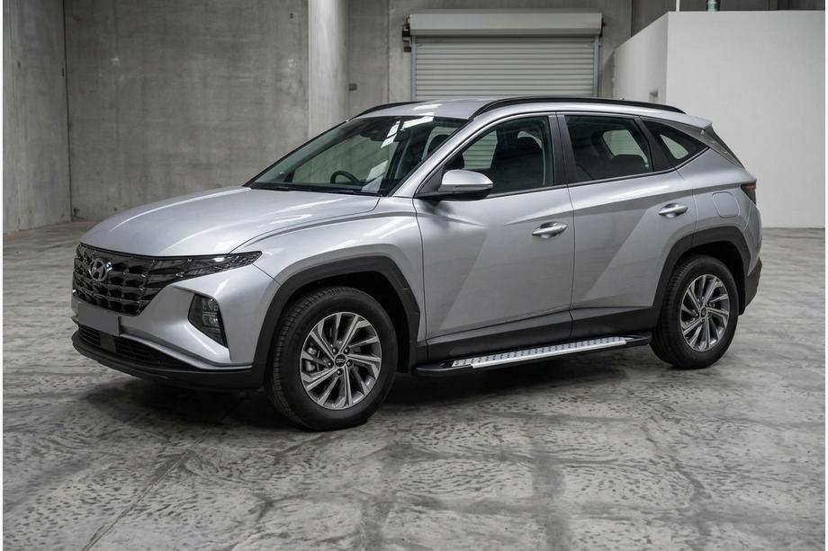 Hyundai Tucson NX4 2021- Trittbretter Allmond Grey (2 Stk., Aluminium) Image