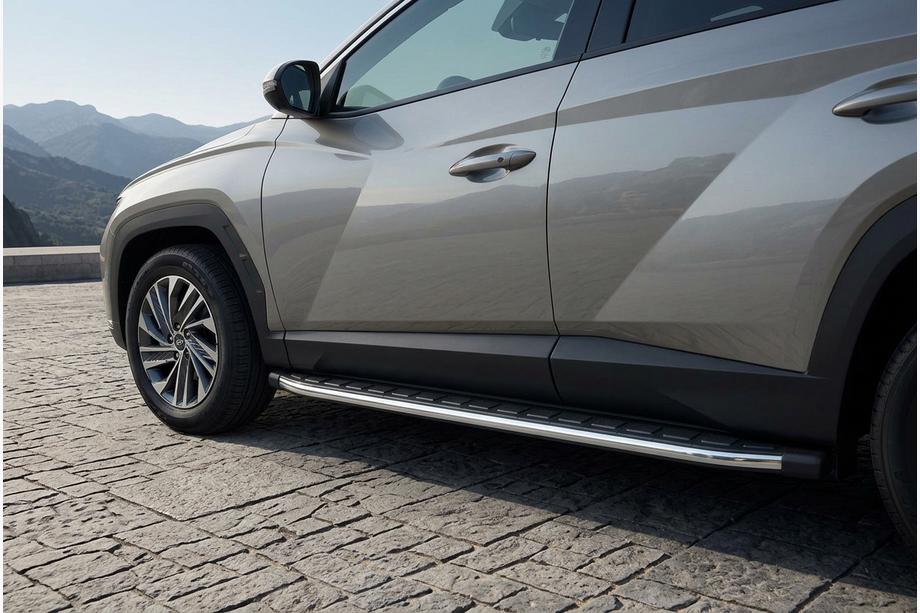 Hyundai Tucson NX4 2021- Seitenschweller Fullmond (2 Stk., Aluminium) Image
