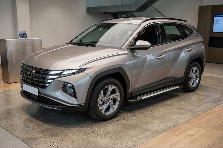 Hyundai Tucson NX4 2021- Seitenschweller Line (2 Stk., Aluminium) Image