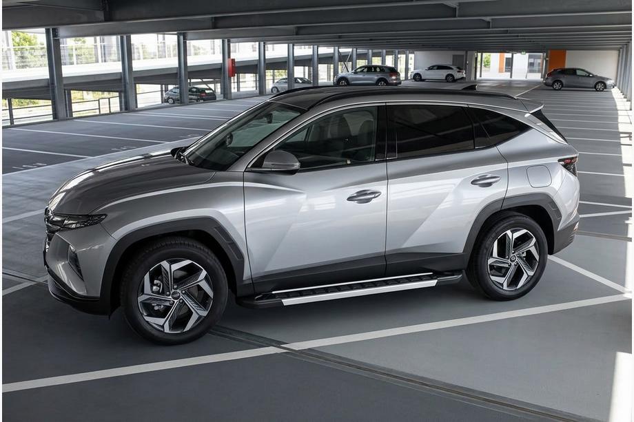 Hyundai Tucson NX4 2021- Seitenschweller RedLine (2 Stk., Aluminium) Image