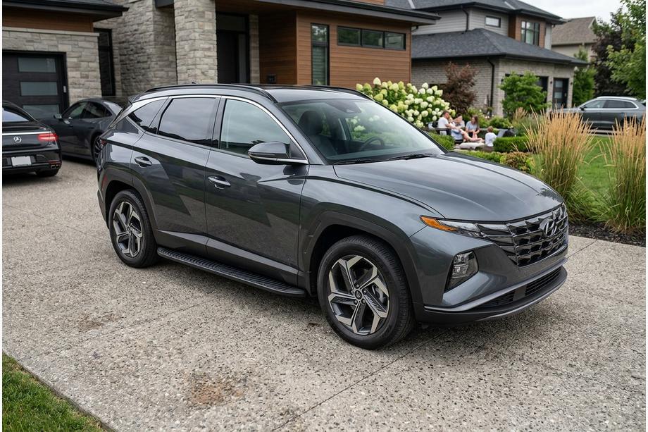 Hyundai Tucson NX4 2021- Seitenschweller Tayga Black (2 Stk., Aluminium) Image