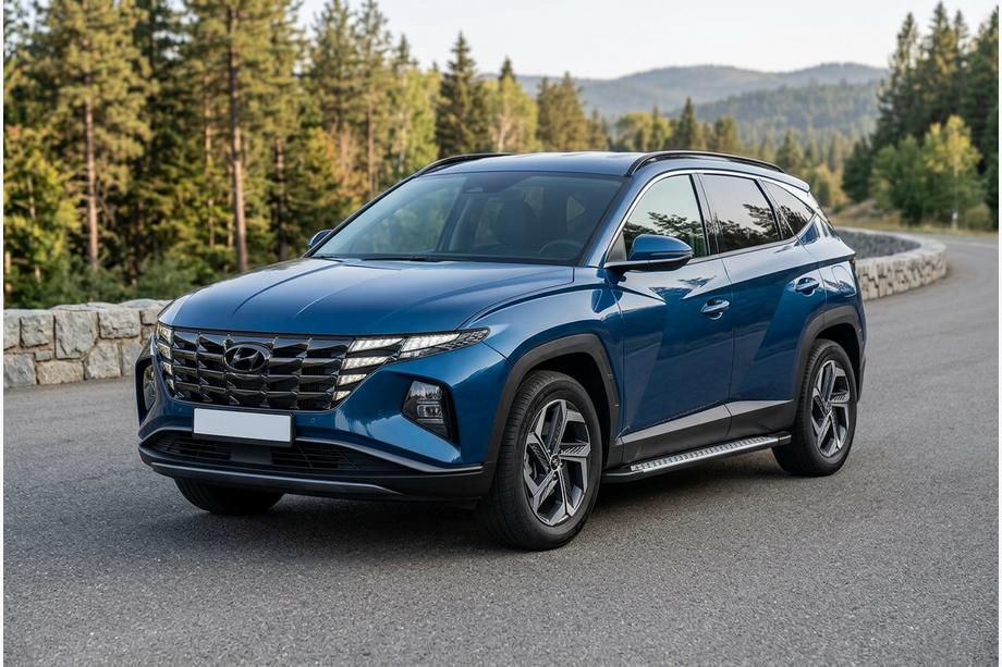Hyundai Tucson NX4 2021- Seitenschweller Vision New Black (2 Stk., Aluminium) Image