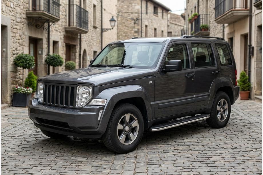 Jeep Cherokee/Liberty 2007-2013 Seitenschweller Bosphore Grey (2 Stk., Aluminium) Image