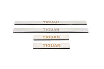 Volkswagen Tiguan 2016-2023 Edelstahl Einstiegsleisten Carmos Foto 5
