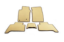Toyota Land Cruiser Prado 120 2002-2009 EVA Fußmatten (2 Reihen, beige) Foto 1