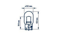 Signallampe Narva 17632 W21W 12V 21W W3x16d Foto 3