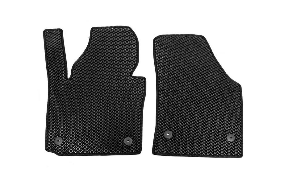 Volkswagen Caddy 2015-2020 EVA Fußmatten (schwarz) 5 Stk, vorne und hinten (Standard, 2 Schiebetüren) Foto 24