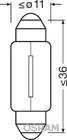 Signallampe Osram 6423-02B C5W 36mm 24V SV8.5-8 Foto 2