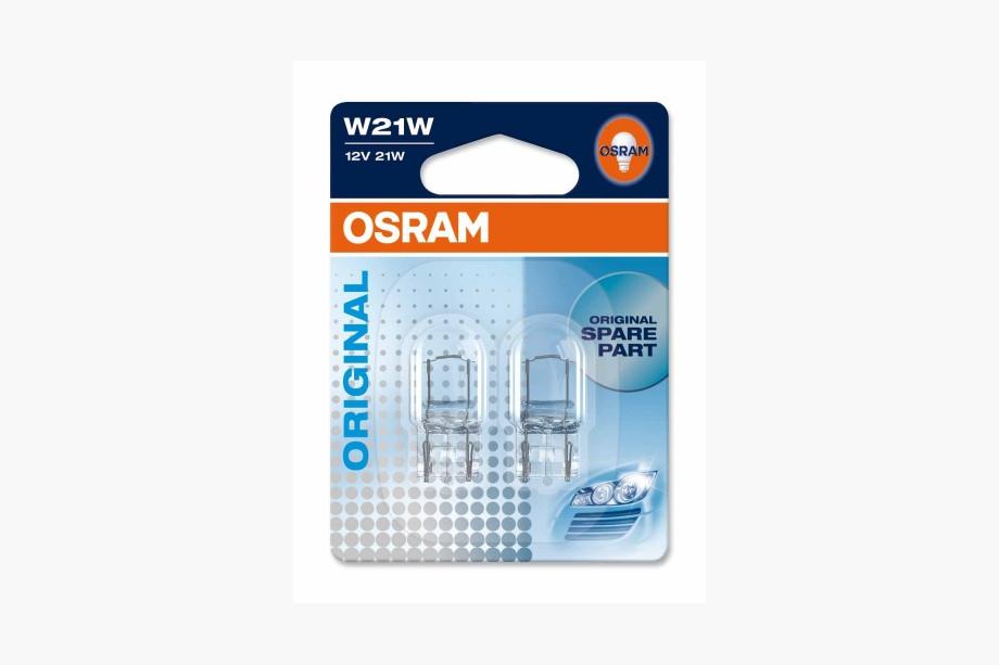 Signallampe Osram 7505 W21W 12V 21W W3x16d (2 Stk) Image